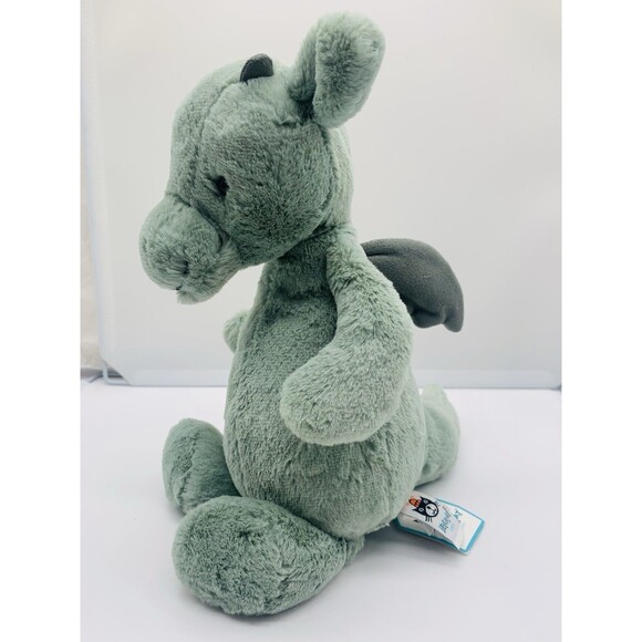 Jellycat Bashful Dragon | eBay Jellycat BASHFUL DRAGON Green Plush Medium 12\